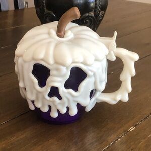 Glow in Dark Disney Parks Snow White Evil Queen Purple Eyes Poison Apple Mug/Cup